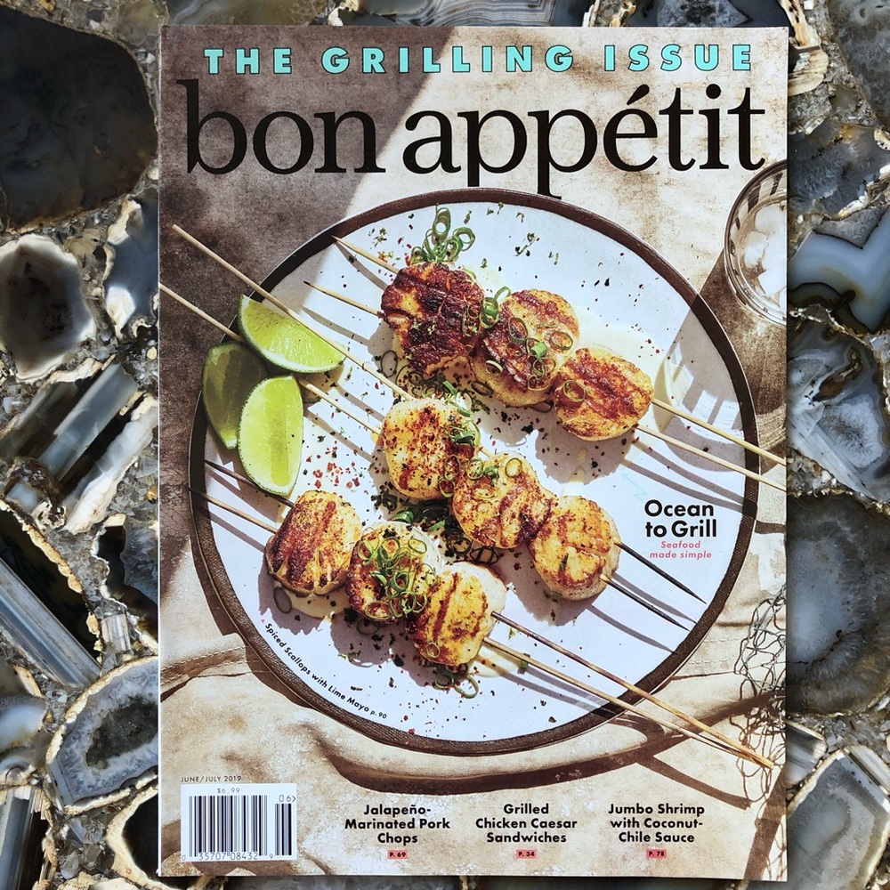 4️⃣/$12 June/July 2019 bon appétit Magazine